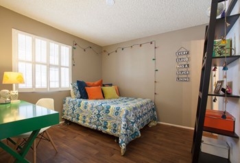 Bedroom at Zona Village Apartments in Tucson, AZ